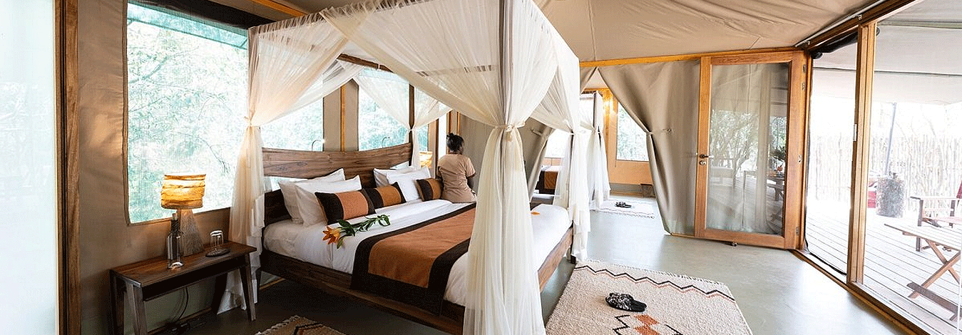 Soroi Mara Luxury Migration Camp. Nestled discreetly along the banks of the seasonal Olare Orok River in the heart of the Maasai Mara game reserve, this camp offers an unparalleled “authentic safari experience.