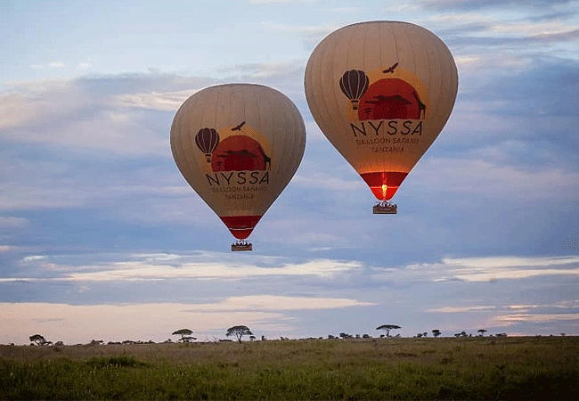 nyssa-balloon-safaris-tanzania-flight-typically-lasts-around-an-hour-and-concludes-with-a-champagne-bush-breakfast Nyssa Balloon Safaris Tanzania