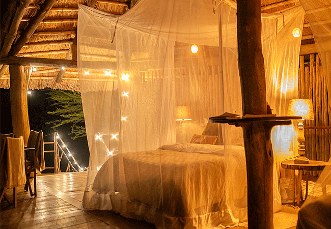 hildana-lodge-hildana-sanctuary -tsavo-west-national-park-mosquito-nets-over-the-beds Hildana Lodge, Hildana Sanctuary Tsavo West National Park