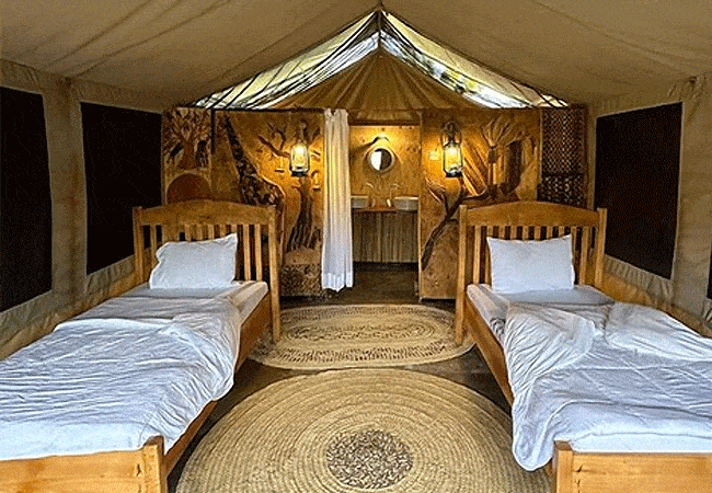 kibo-view-farm-lodge-moshi-tanzania-twin-bed Kibo View Farm Lodge Moshi Tanzania