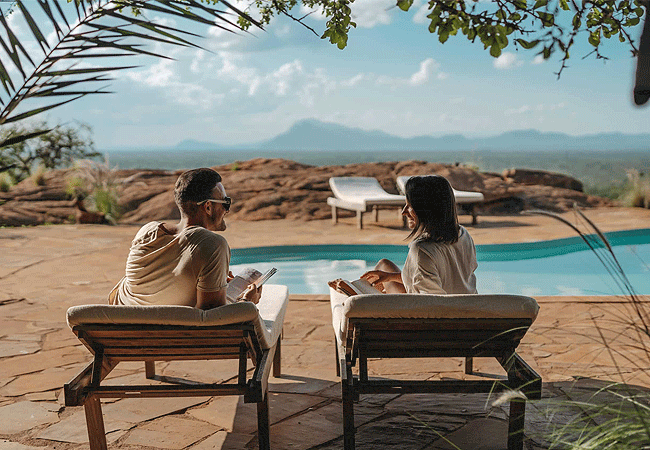 kipalo-hills-lodge-tsavo-west-honeymoon-private-villa-is-perfect-for-honeymooners-and-couples-and-offers-a-large-bed-with-an-en-suite-indoor-and-outdoor-shower Kipalo Hills Lodge Tsavo West Honeymoon Private Villa