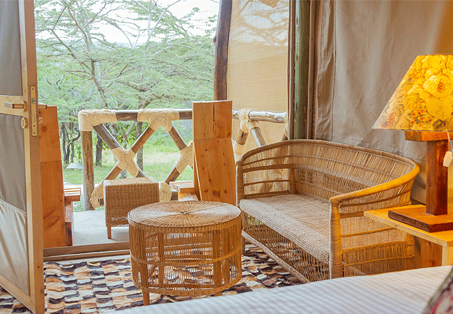 kipekee-zuri-camp-maasai-mara-national-reserve-tents-have-malawian-cane-furniture Kipekee Zuri Camp Maasai Mara National Reserve