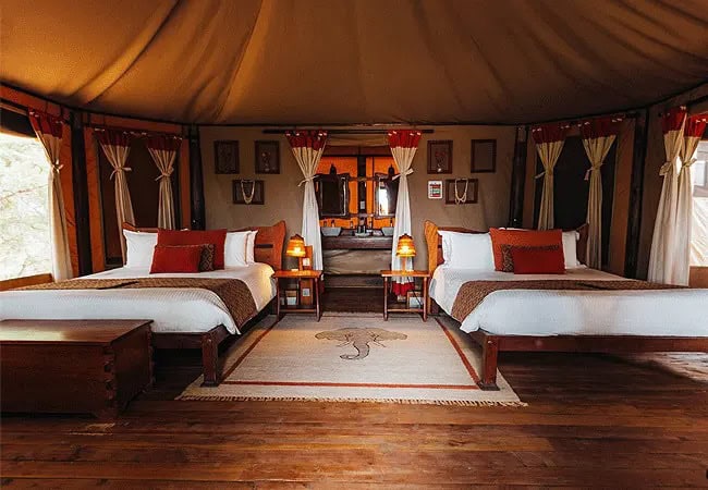3-days-2-nights-elephant-bedroom-camp-fly-in-safari-has-a-total-of-14-spacious-luxury-and-deluxe-tents 3 Days 2 Nights Elephant Bedroom Camp Fly-in Safari