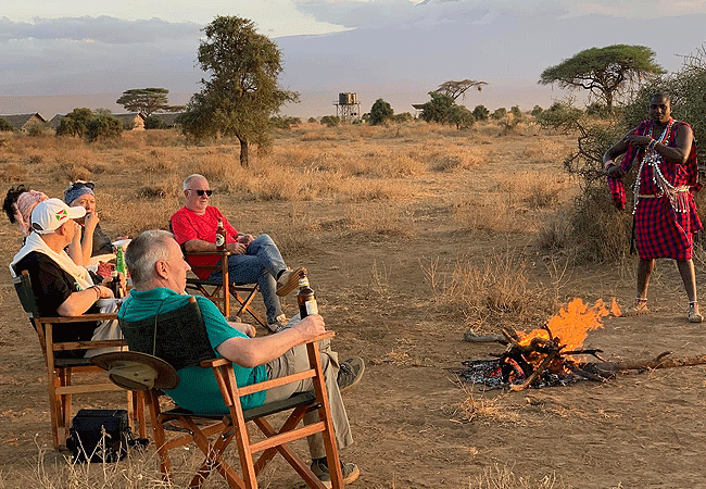 amboseli-discovery-camp-offers-a-wonderful-bonfire-under-the-clear-sky-and-galaxy Amboseli Discovery Camp | Amboseli National Park | Prices & Activities
