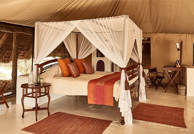 3-day-fly-in-safari-sasaab-luxury-tented-camp-samburu-tents-are-luxurious-with-comfortable-beds 3 Day Fly-in Safari Sasaab Luxury Tented Camp Samburu
